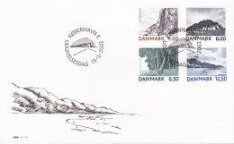 2002. DANMARK. LANDSCAPES Complete Set On FDC 15.5.2002.  (Michel 1306-1309) - JF544778 - Covers & Documents