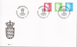 2003. DANMARK. Margrethe Complete Set With 4,25 + 6,25 And 8,50 On FDC 15.1.2003.  (Michel 1327-1329) - JF544792 - Brieven En Documenten