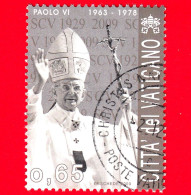 VATICANO - Usato - 2009 - 80º Anniversario Della Fondazione Della Città Del Vaticano - Paolo VI - 0.65 - Used Stamps