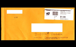 USA: 'Barfreimachung, 2024' / 'Retall Cash-paid Label – Union Lake, MI 48387' - Lettres & Documents