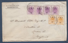 Orange - Lettre De BLOEMFONTEIN - Orange Free State (1868-1909)