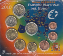 CRC0040 CARTERA MONEDAS ESPAÑA EUROS 2010 NUEVA - Spanien