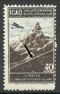 Turkey; 1950 ICAO Regional Congress 40 K. ERROR "Line On Picture" - Neufs