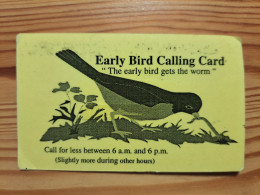 Prepaid Phonecard Netherlands, World X Change, Early Bird Calling Card, Exp: Oct, 1999. - [3] Tarjetas Móvil, Prepagadas Y Recargos