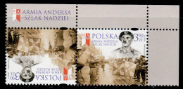 POLAND 2023  GENERAL W.ANDERS Tete Beche MNH - Neufs