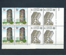 ESPAÑA 1987—EUROPA CEPT ** 2904/2905, YT 2517/2518, Mi 2781/2782. Serie Completa En Bloque - Unused Stamps