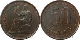 Espagne - République - 50 Centimos 1937 - TTB/XF45 - Mon6355 - 50 Centiemen