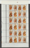 Belgium 1973 Playing Cards Full Sheet Plate 2 MNH ** - 1971-1980