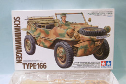Tamiya - SCHWIMMWAGEN TYPE 166 Amphibie WWII Militaire Maquette Kit Plastique Réf. 35224 BO 1/35 - Militaire Voertuigen