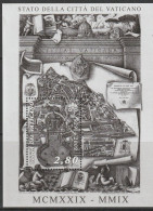 H 465) Vatikan 2009 Mi# 1636 Bl.32 **: 80 Jahre Vatikan-Stadt, Plan - Unused Stamps