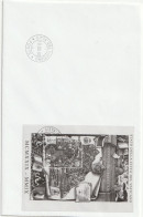 H 466) Vatikan 2009 Mi# 1636 Bl.32 FDC: 80 Jahre Vatikan-Stadt, Plan - Briefe U. Dokumente