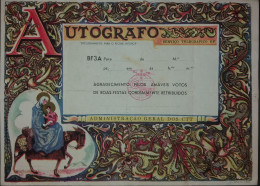 AUTÓGRAFO - SERVIÇO TELEGRÁFICO - BOAS FESTAS - Covers & Documents