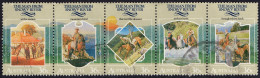 AUSTRALIA 1987 36c Multicoloured, Folklaw-Man From Snowy River Strip Of 5 SG1067/71 FU - Used Stamps