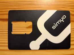 GSM SIM Phonecard Spain, Simyo - Without Chip - Altri & Non Classificati