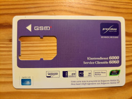 GSM SIM Phonecard Belgium, Proximus - Without Chip - Cartes GSM, Recharges & Prépayées