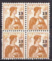 Switzerland MNH Stamp In A Block Of 4 Stamps - Nuovi