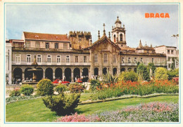 BRAGA - Praça Da República E Arcadas ( 2 Scans ) - Braga