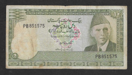 Pakistan - Banconota Circolata Da 10 Rupie - P-29a.2.1 - 1976 #19 - Pakistan