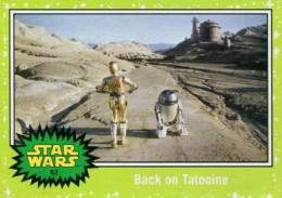 2015 Topps STAR WARS Journey To The Force Awakens "Jabba SLIME GREEN Starfield" Parallel #62 - Star Wars