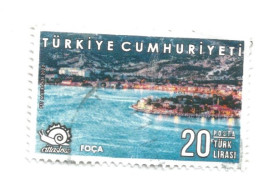 (TURKEY) 2022, CITIES IN THE SLOW CITY MOVEMENT, FOÇA - Used Stamp - Oblitérés