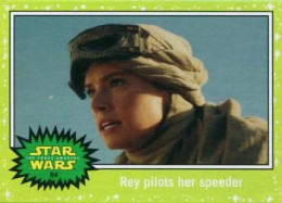 2015 Topps STAR WARS Journey To The Force Awakens "Jabba SLIME GREEN Starfield" Parallel #84 - Star Wars