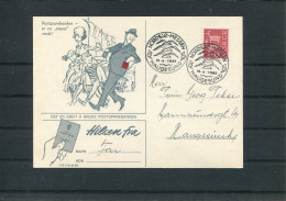 1965 Norway Nordsjo Messen HAUGESUND Hilsen Fra Postsparesbanken Illustrated Postcard - Brieven En Documenten