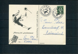1962 Norway ODDA Landskappleinken Hilsen Fra Postsparesbanken Illustrated Postcard - Briefe U. Dokumente