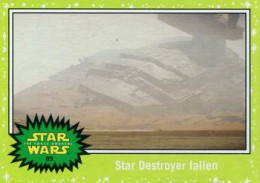 2015 Topps STAR WARS Journey To The Force Awakens "Jabba SLIME GREEN Starfield" Parallel #89 - Star Wars
