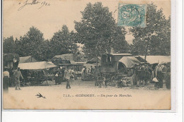 GUERIGNY - Un Jour De Marché - Très Bon état - Guerigny