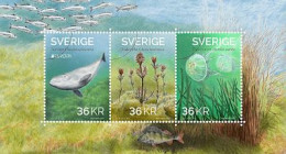 Sweden.2024.Europa CEPT.Underwater Fauna And Flora.s/s **. - Neufs