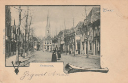 4933 4 Weesp, Nieuwstraat. (Rond 1900) (Minuscuul Vouwtje Linksonder)  - Weesp