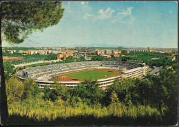 Italy Rome Olympic Stadium Old PPC 1964 Mailed - Stadia & Sportstructuren