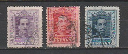 ESPAGNE (Y&T) N° 278-279-282 O - 1922-30 - Used Stamps