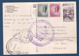 Luxembourg - Sur Carte Postale - Pour TAAF - Other & Unclassified