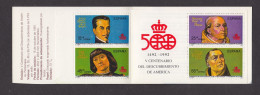 ESPAGNE CARNET DECOUVERTE AMERIQUE 1991 Y & T C 3137C NEUF - Carnets