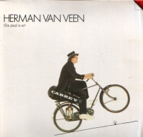 * LP *  HERMAN VAN VEEN - CARRÉ V - DE ZAAL IS ER (Holland 1987 EX) - Comiques, Cabaret