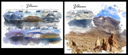 Liberia  2023 Volcanoes. (202) OFFICIAL ISSUE - Volcans