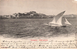 ESPAGNE - Cartagena - Vista Générale - Bateaux - La Mer - Carte Postale Ancienne - Murcia