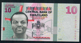 SWAZILAND P41 10 EMALANGENI 2015  #AC   UNC. - Swaziland