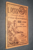 RARE Ancien Catalogue De Pêche 1955,L. Perrott,88 Pages,21,5 Cm./13,5 Cm. Très Bel état De Collection - Pesca