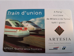ITALIA LIRE5000/ 10.000 / SERIE/ TRAIN DUNION /ARTESIA/ SPEED TRAIN/ MINT ** 16613** - Public Ordinary