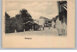 CH 1242 SATIGNY GE, Strassenpartie, Min. Einriss, Ca. 1905 - Satigny