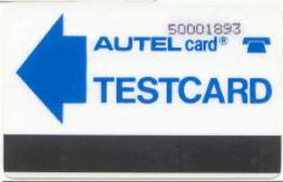 YOUGOSLAVIA : 02A 5000 Autel TESTCARD USED - Jugoslawien