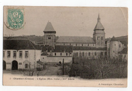 CHAMBON * CREUSE * EGLISE XIIème Siècle * Carte N° 3 Précurseur * édit. Jouanique - Chambon Sur Voueize