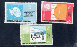 1981 Territori Britannici - Esplorazioni Antartiche - Neufs