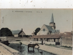 NERONDES LE LAVOIR ( CARTE GLACEE ET COLORISEE ) - Nérondes