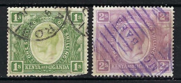 KENYA & OUGANDA Ca.1922-27: Lot D'obl. - Kenya & Ouganda