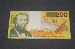 Beau Billet De 200 Francs Belge ,SAX,voir Photos Pour Collection - Otros & Sin Clasificación
