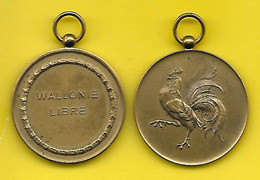 Médaille Belge "WALLONIE LIBRE" - Sonstige & Ohne Zuordnung