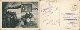 Carte Postale Illustrée F.M. (Jeune Kabyle, Enfant, Children) Expédié De Oran (Algérie, 1956) + Cachet De Régiment > Ron - Militaire Stempels Vanaf 1900 (buiten De Oorlog)